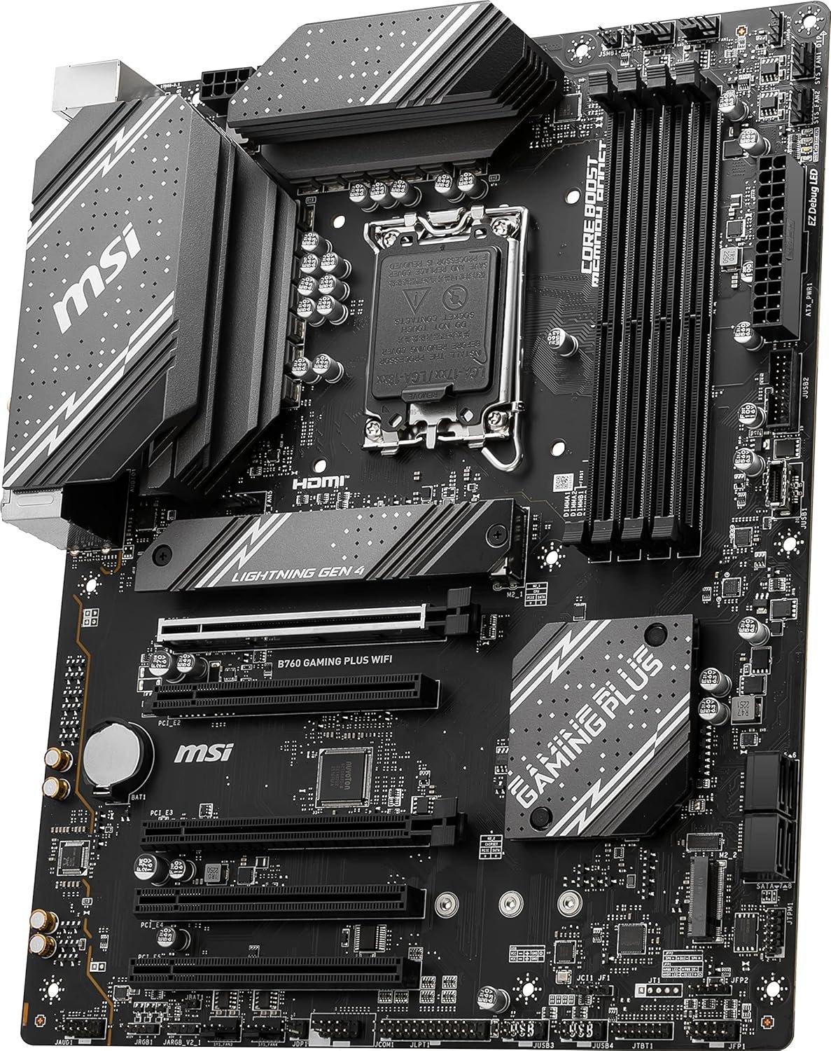 MSI B760 Gaming Plus WiFi Motherboard, ATX DDR5 - Image 2