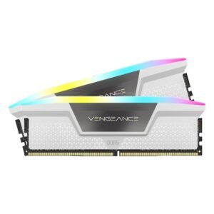 CORSAIR Vengeance RGB DDR5 RAM 16GB 6000MHz WHITE