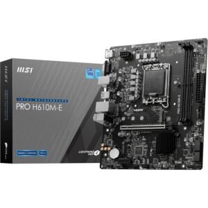 MSI PRO H610M-E Motherboard, Micro-ATX DDR5