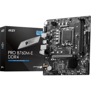MSI PRO B760M-E DDR4 Motherboard, Micro-ATX DDR4