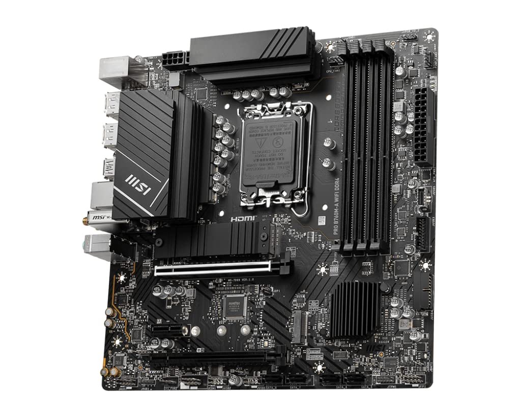 MSI PRO B760M-A WiFi DDR4 ProSeries Motherboard - Image 2