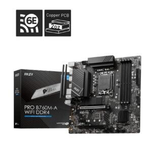 MSI PRO B760M-A WiFi DDR4 ProSeries Motherboard
