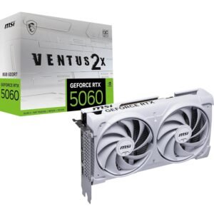 MSI GeForce RTX 5060 8G Ventus 2X OC White 8GB GDDR7 Graphic Card