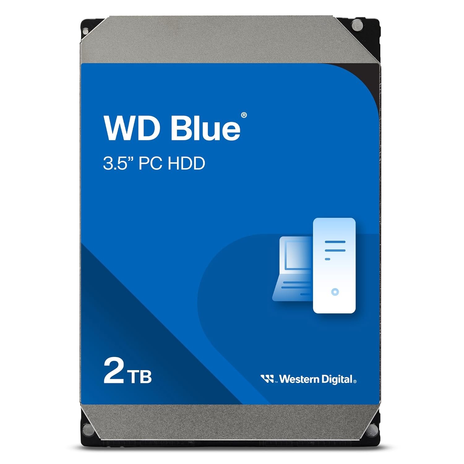 2TB WD Blue 3.5" SATA 6 Gb/s PC Hard Drive
