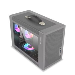 Ant Esports Box C Air Mini-Tower Computer Case/Gaming Cabinet with Type-C
