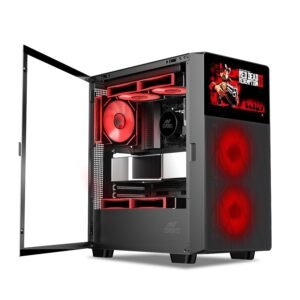 Ant Esports ICE Digital C3 ATX Computer Case/Gaming Cabinet - Black