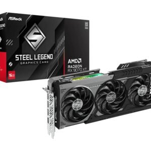 ASRock AMD Radeon RX 9070 XT Steel Legend Dark 16GB