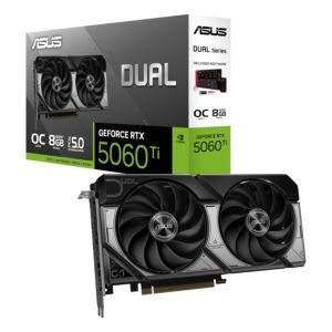 ASUS Dual NVIDIA GeForce RTX 5060 Ti 8GB GDDR7 OC Edition - Graphics Card