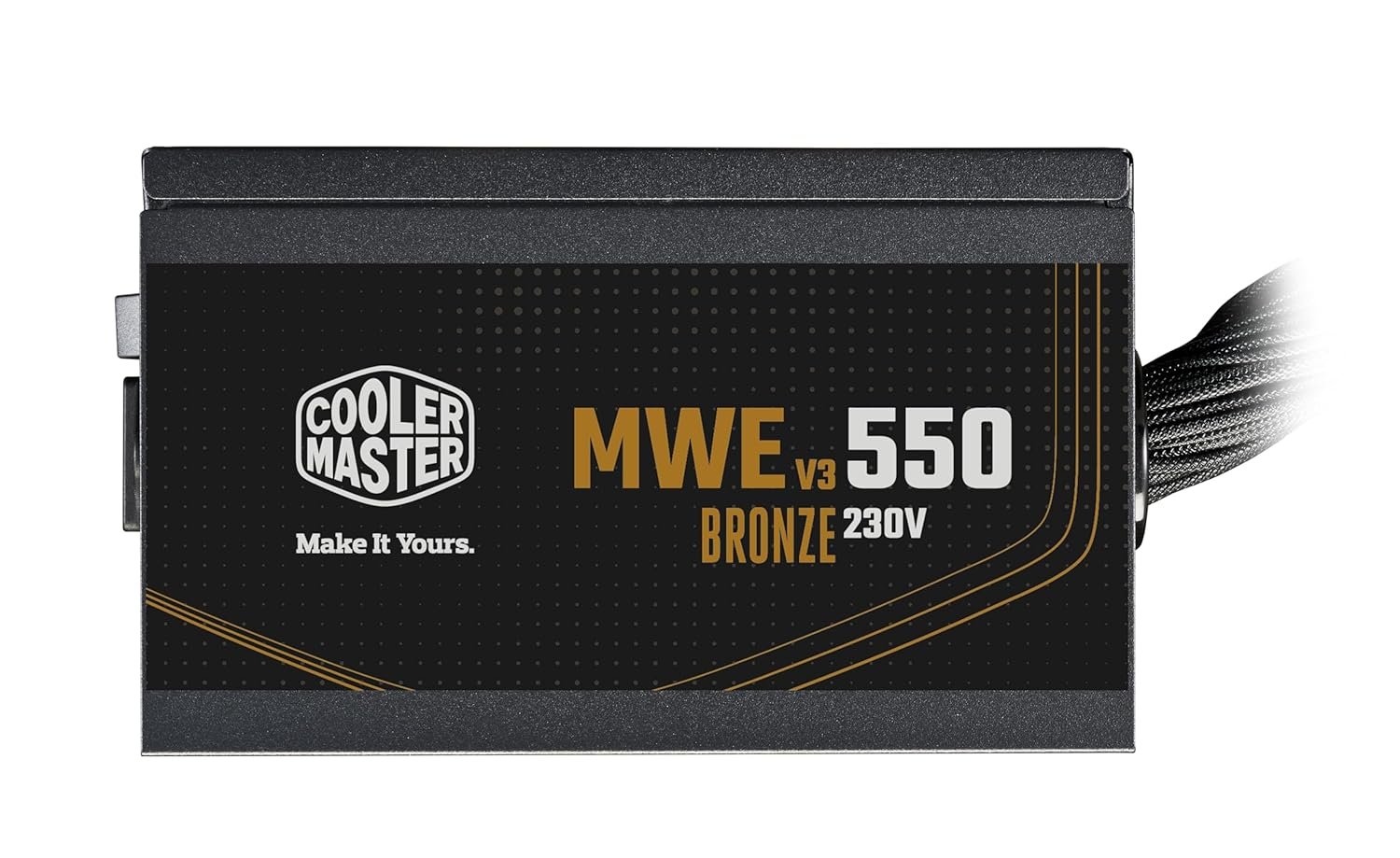 Cooler Master MWE 550 V3 Bronze ATX 3.1 Power Supply - Non Modular