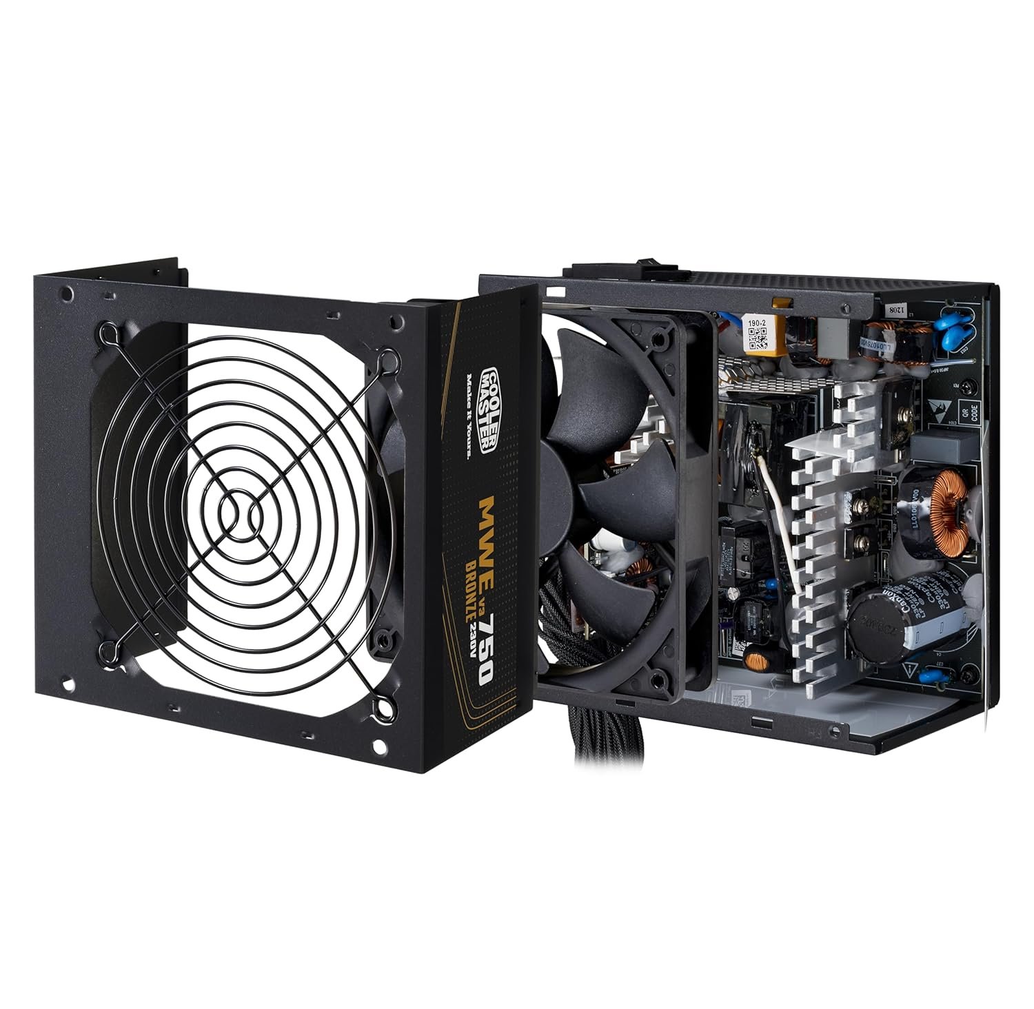 Cooler Master MWE 750 V3 Bronze ATX 3.1 Power Supply - Non Modular - Image 2