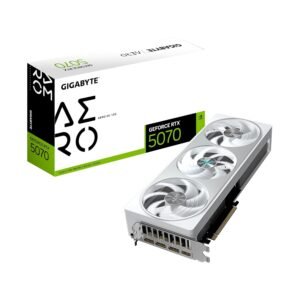GIGABYTE GeForce RTX 5070 AERO OC 12G Graphics Card, 12GB White