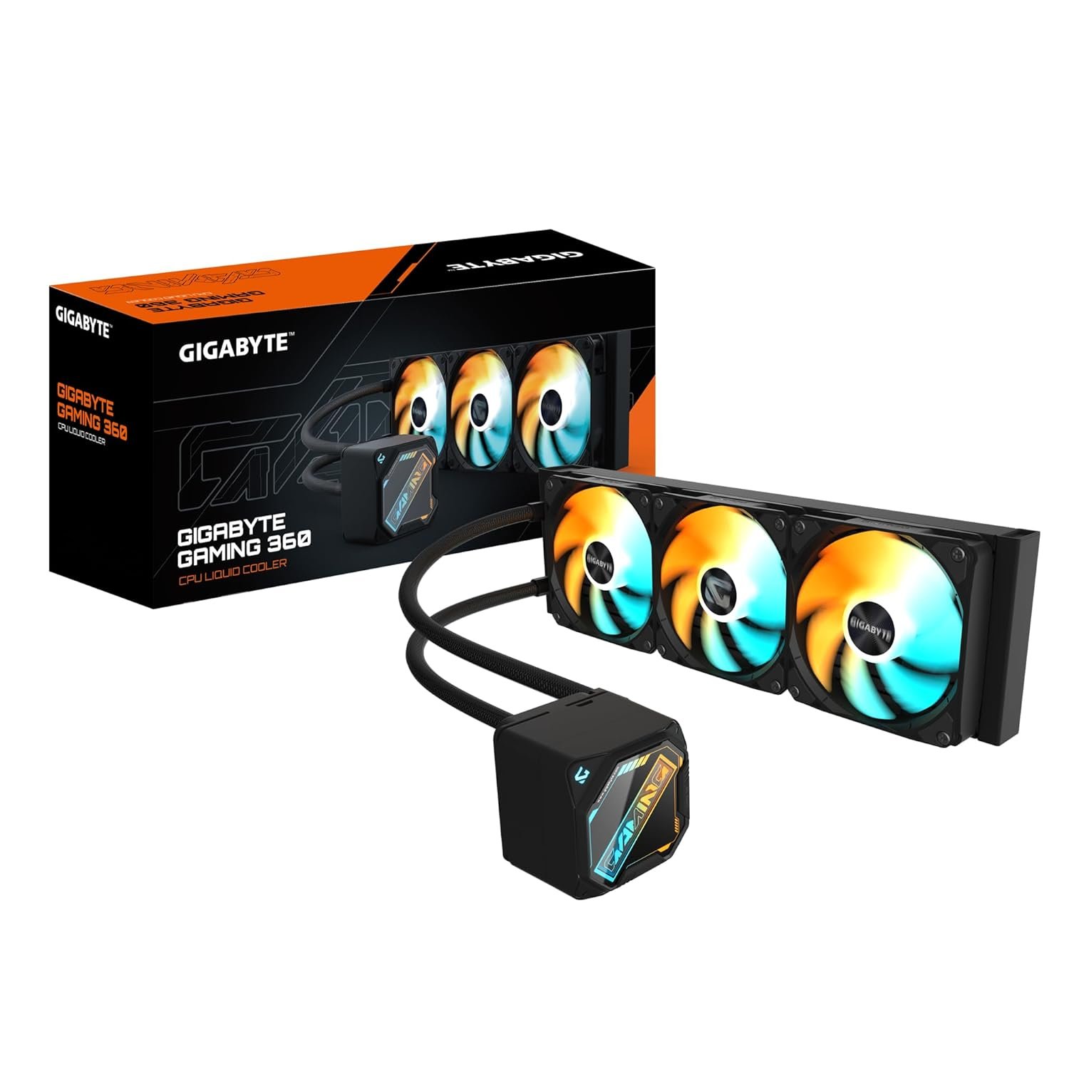 GIGABYTE GME 360 AIO Liquid CPU Cooler | 360mm Radiator