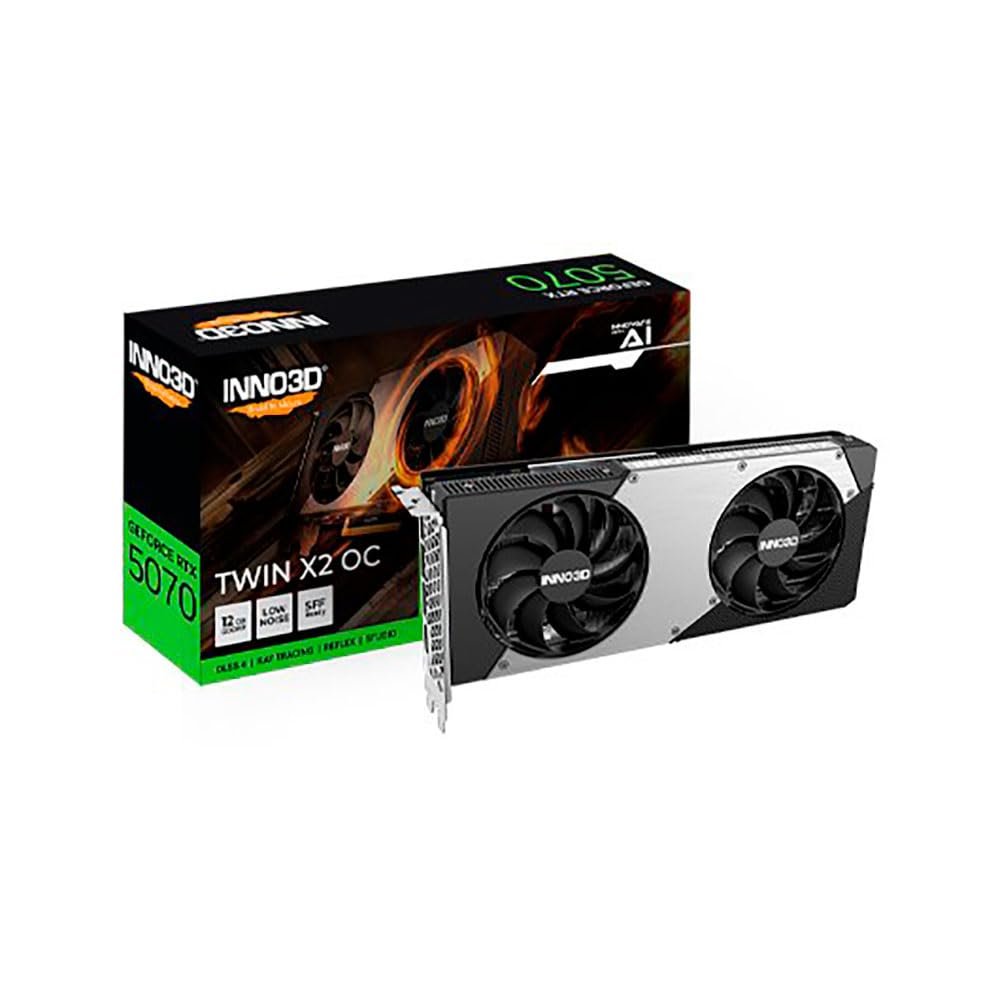 INNO3D NVIDIA GeForce RTX 5070 Twin X2 OC 12GB GDDR7
