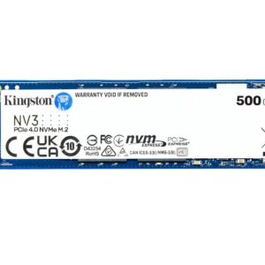 Kingston 500 GB NV3 M.2 2280 Nvme SSD Internal Solid State Drive