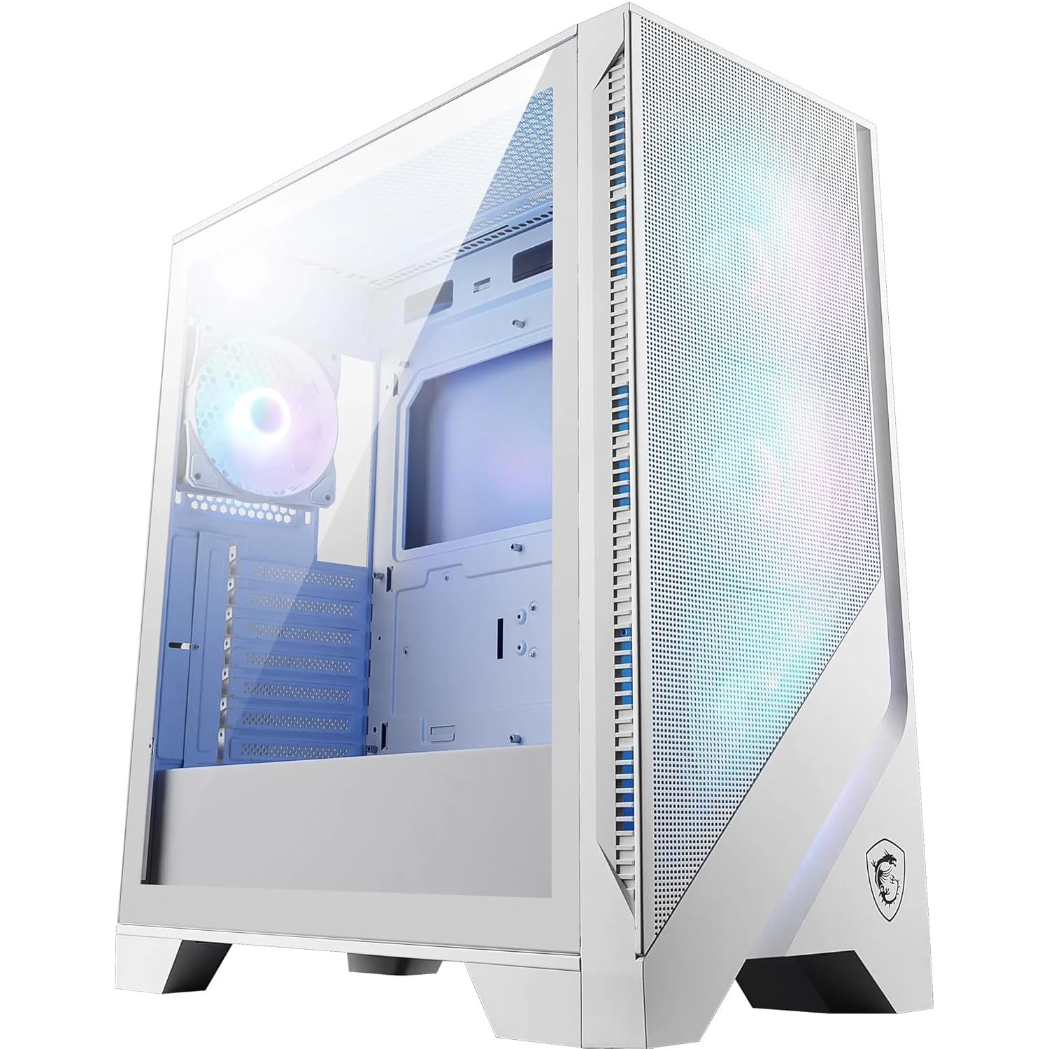 MSI MAG Forge 320R Airflow White Premium Gaming PC Case