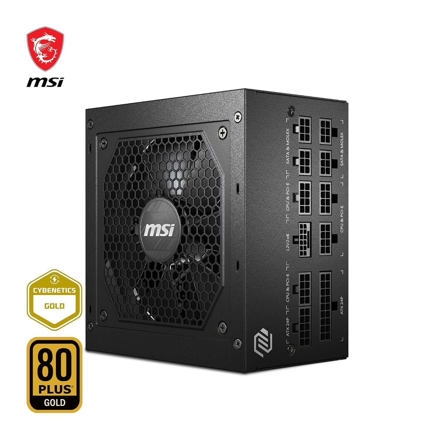 MSI MAG A850GL PCIE5 Power Supply Unit, 850W, 80 Plus Gold - Image 2