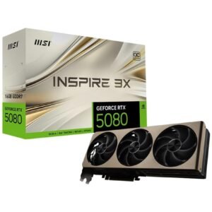 MSI GeForce RTX 5080 16G Inspire 3X OC 16GB GDDR7 Graphic Card