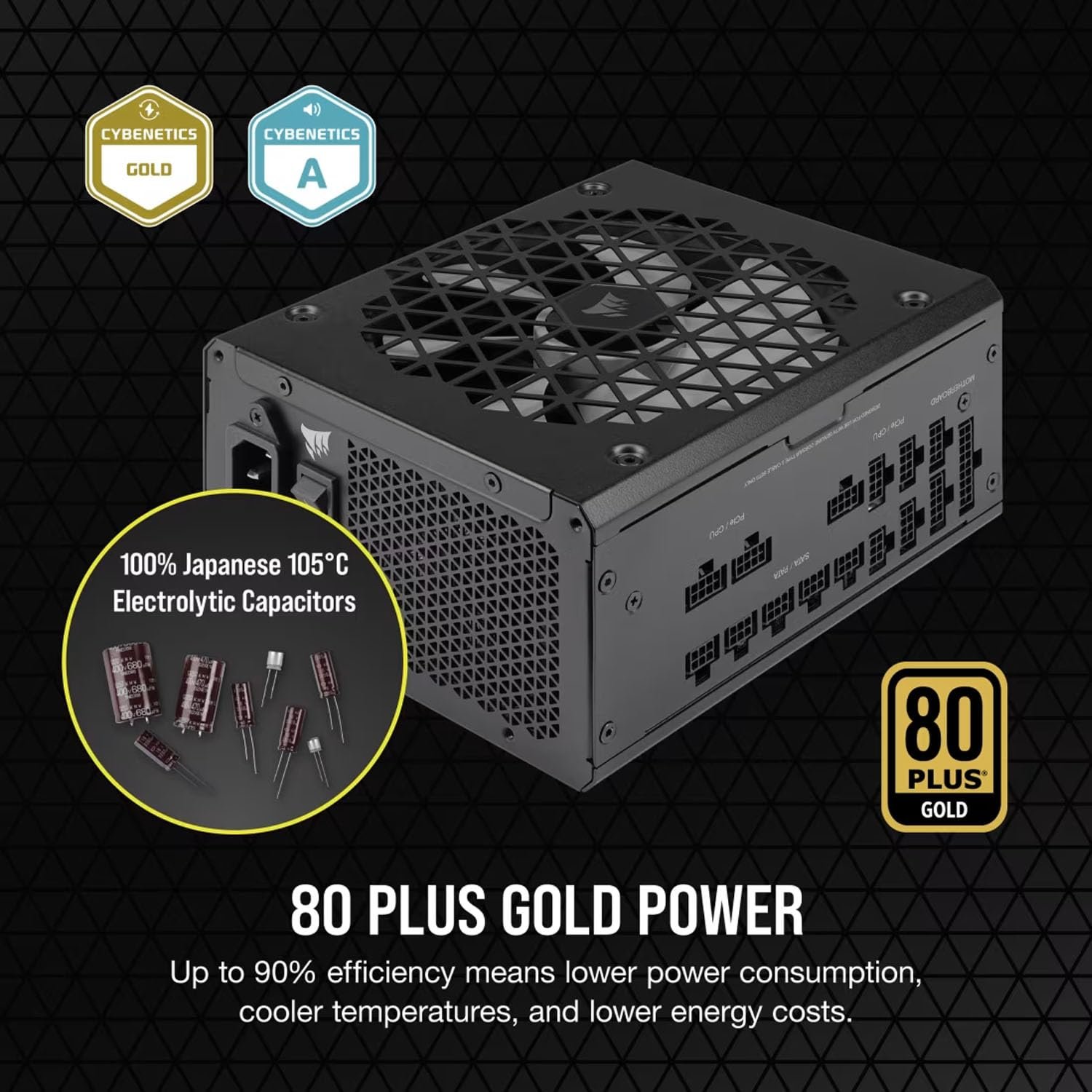 Corsair RM1000x Shift Fully Modular ATX Power Supply - Image 2
