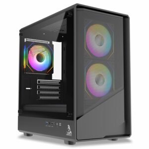 TAG Gamerz Starlight Mid-Tower Computer PC Case/Gaming Cabinet