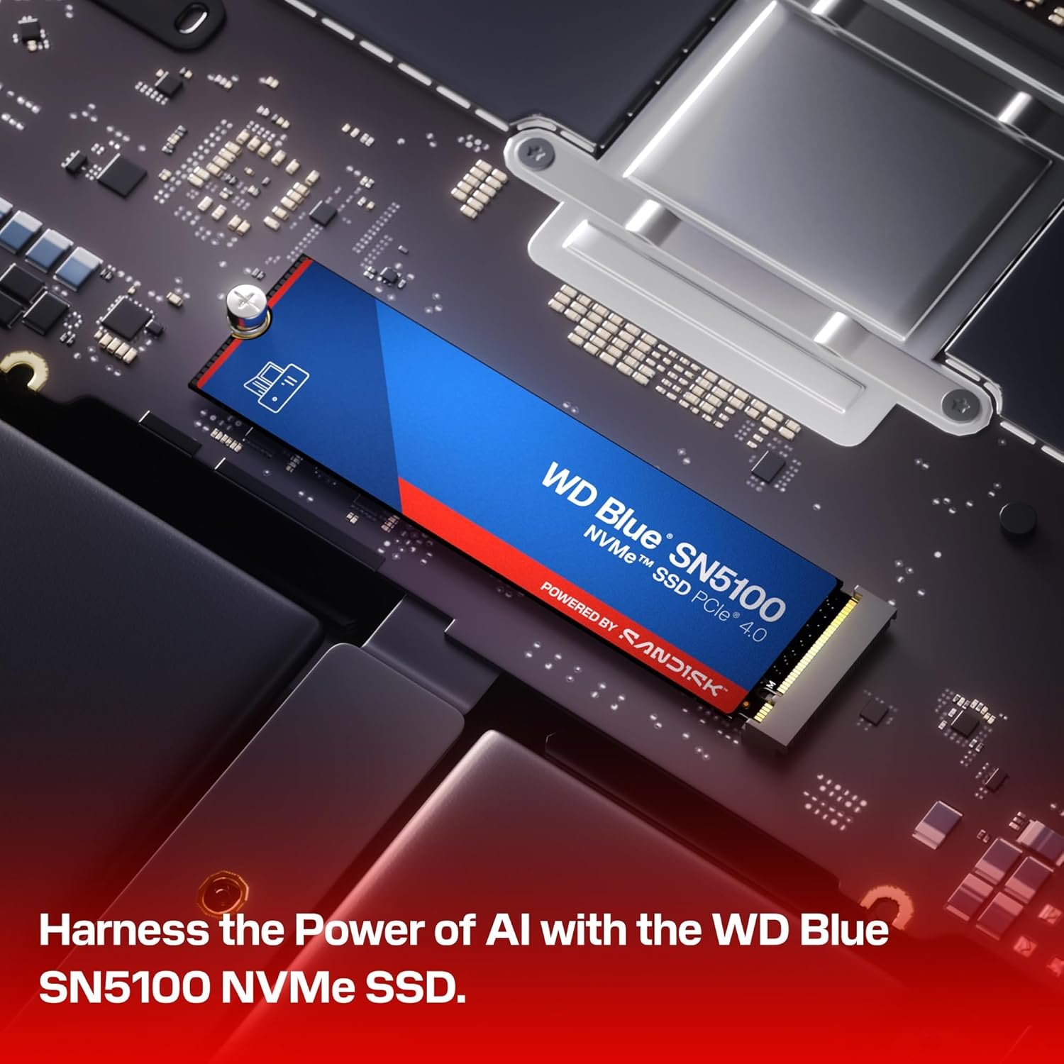 Western Digital WD Blue SN5100 NVMe 2TB, Upto 7100MB/s (SSD) - Image 2